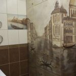 décorer le placard dans la salle de bain