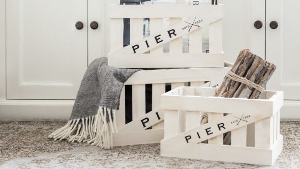 porte-revues en bois