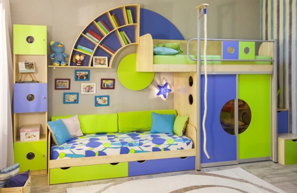 mobilier pour enfants pour deux garçons