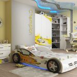 lit d'enfant dans la chambre des enfants