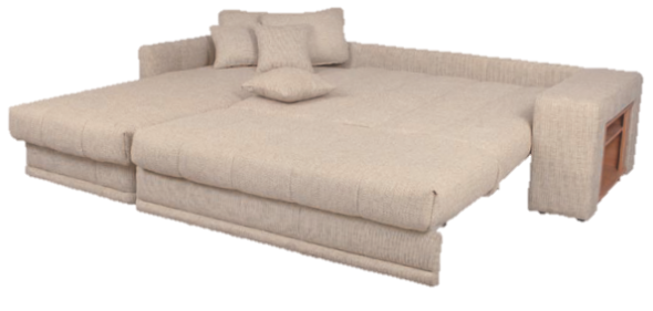accordéon canapé avec pouf