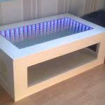 designtafel met het effect van oneindig