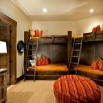 litera cuatro en el dormitorio