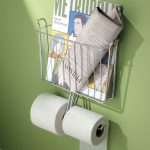 porte-revues dans les toilettes