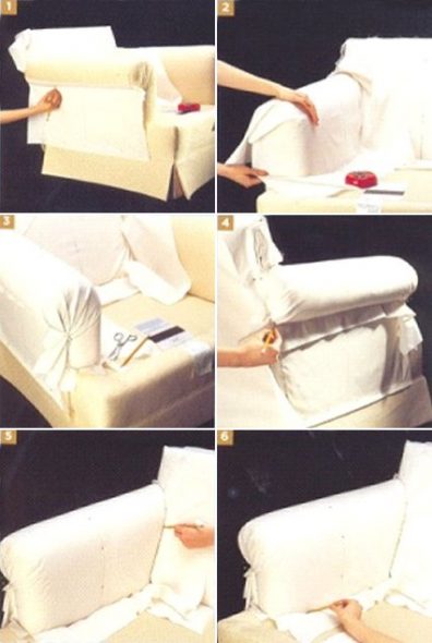 couverture de chaise à coudre