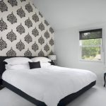 belle chambre noire et blanche