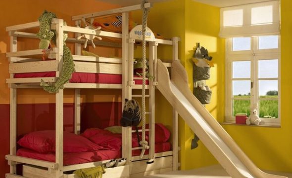 cama con tobogán