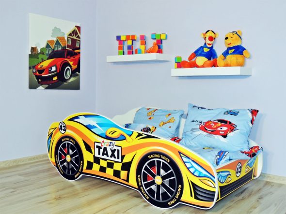 voiture de taxi lit
