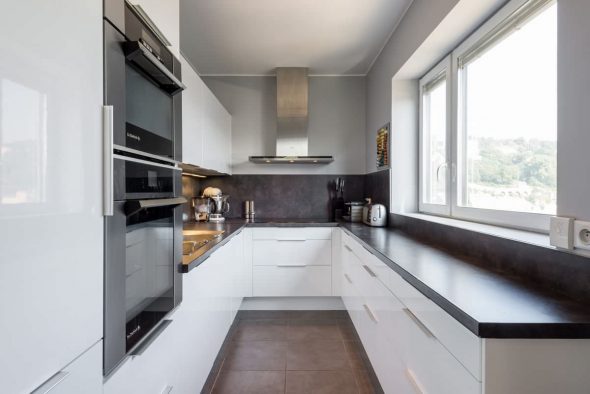 cuisine design 6 carrés. m