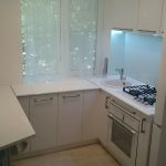 Cuisine lumineuse de 6 mètres carrés