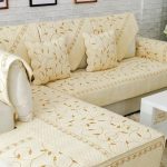 housse de canapé beige