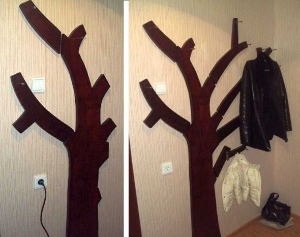 Accroche murale bricolage