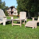 chaise de jardin adirondack