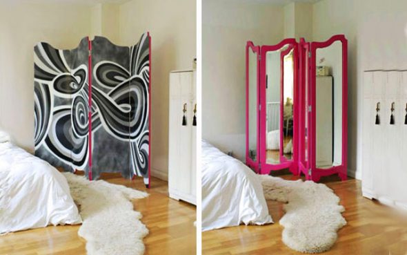 écran dans la chambre