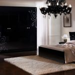 chambre à coucher noir