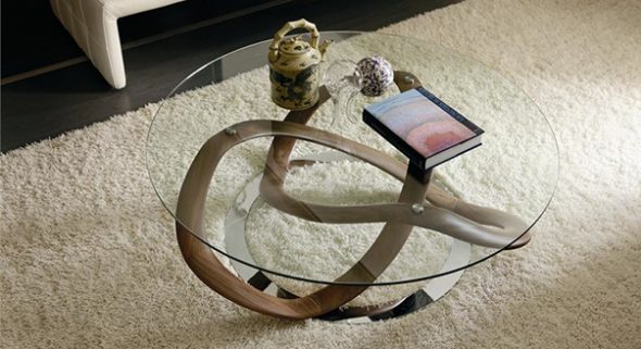 table en verre