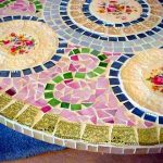 table de cuisine avec mosaïque