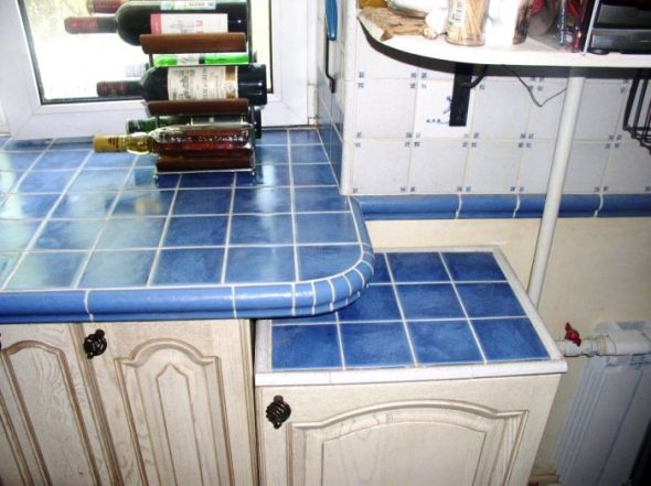 carrelage comptoir