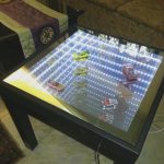 salontafel met het effect van oneindigheid