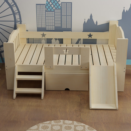 sélection de lits d'enfants en bois massif