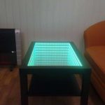 salontafel met oneindig effect