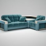 canapé turquoise