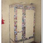 Découpage et vieux cabinet