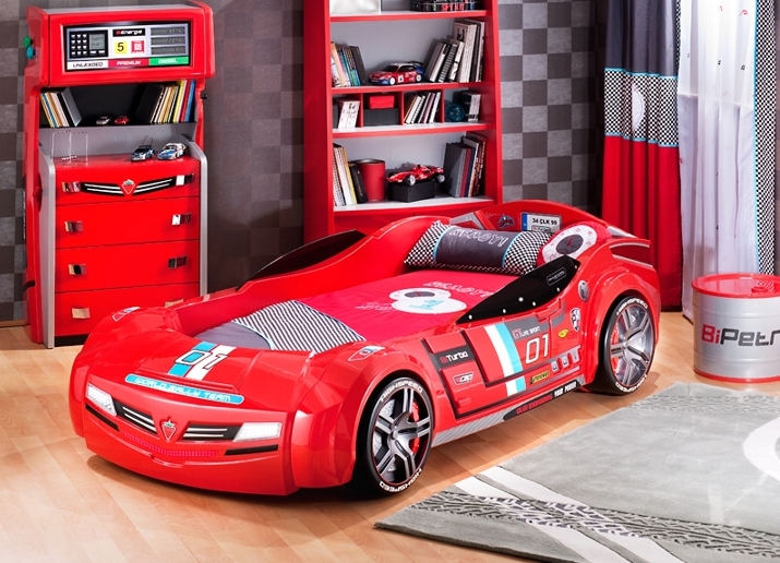 Machine à laver les enfants rouge