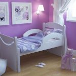 lit bébé avec pare-chocs pour filles