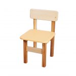 Tabouret enfant couleur bois