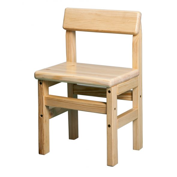 Chaise d'enfant en pin