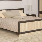 Lit double Dallas + matelas orthopédique double face
