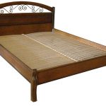 Lit double Lyudmila 1 en bois