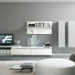 mobilier blanc dans un intérieur moderne