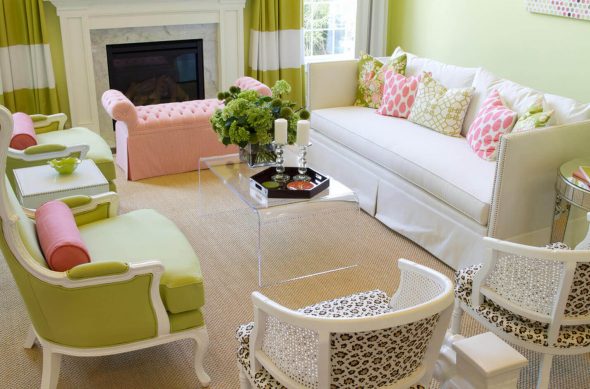 salon aux couleurs du printemps