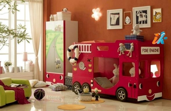 Intérieur de la chambre des enfants pour un garçon
