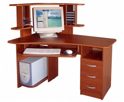 Bureau d'ordinateur Mars