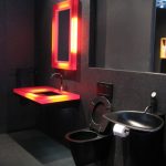 miroir rétro-éclairé belle