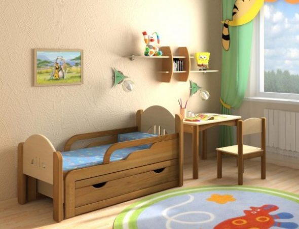 lit d'enfant à partir de 3 ans