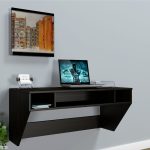 Bureau d'ordinateur à charnière