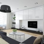 mobilier blanc à l'intérieur