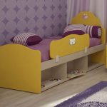 lit bébé avec pare-chocs pour filles