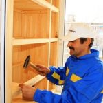 Armoire sur le balcon