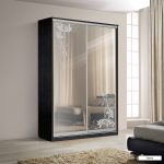 Armoire coulissante 2 portes avec miroirs