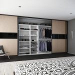 armoire encastrée dans la grande chambre