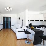 mur blanc modulaire de meubles
