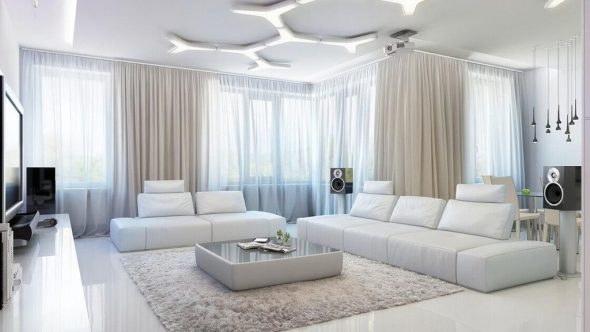 grand salon blanc