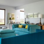 canapé turquoise virginia