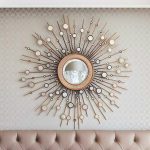 Miroir en forme de soleil - signe