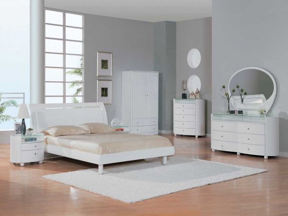 plastique de meubles blanc à l'intérieur